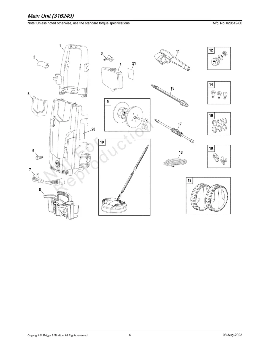 BRIGGS AND STRATTON, 020512-00, IPL.4